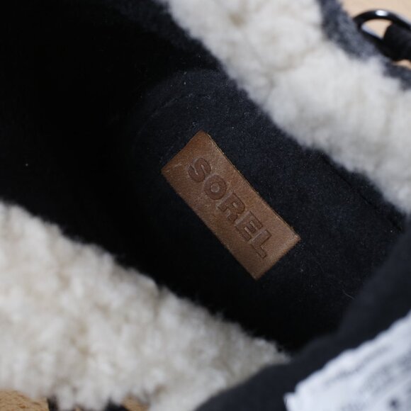 Sorel Sneak Chic Alpine Holiday Shearling Waterproof Cold-Weather Boots 5.5 - Picture 9 of 11